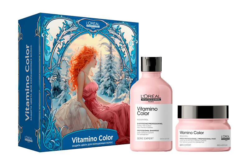 L'Oreal Professionnel Serie Expert Vitamino Color New Year Set Набор для ухода за окрашенными волосами