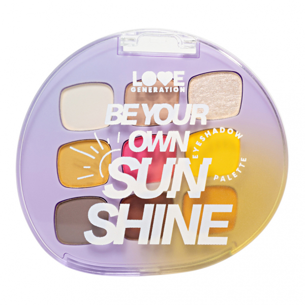 Палетка теней для век `LOVE GENERATION` тон 01 Be your own sunshine