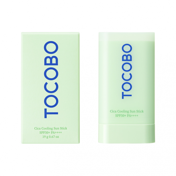 Стик для лица `TOCOBO` CICA солнцезащитный с экстрактом центеллы и охлаждающим эффектом SPF50+ 18 гр